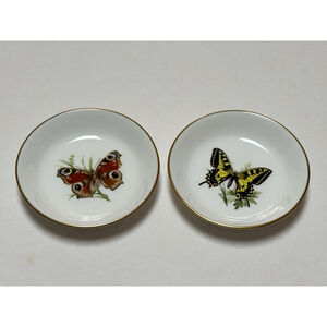 1982 Royal Worcester Bone China Vtg Trinket dishes Butterflies 2
Made in England
